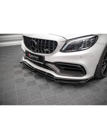 Lame de Pare-chocs Avant V.2 MERCEDES-AMG C63 Coupe AMG AERO Pack C205 Facelift - Maxton