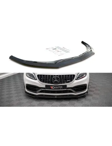 Lame de Pare-chocs Avant V.3 MERCEDES-AMG C63 Coupe AMG AERO Pack C205 Facelift - Maxton