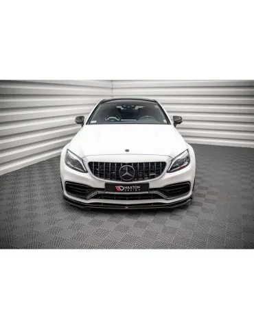Lame de Pare-chocs Avant V.3 MERCEDES-AMG C63 Coupe AMG AERO Pack C205 Facelift - Maxton