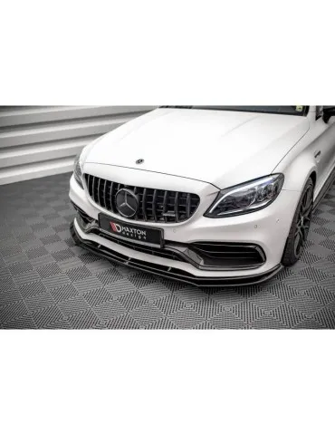 Lame de Pare-chocs Avant V.3 MERCEDES-AMG C63 Coupe AMG AERO Pack C205 Facelift - Maxton