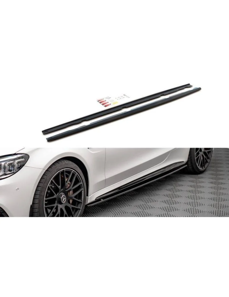 Extension / Rajout de Bas de caisse V.1 MERCEDES-AMG C 63AMG Coupe C205 Facelift - Maxton