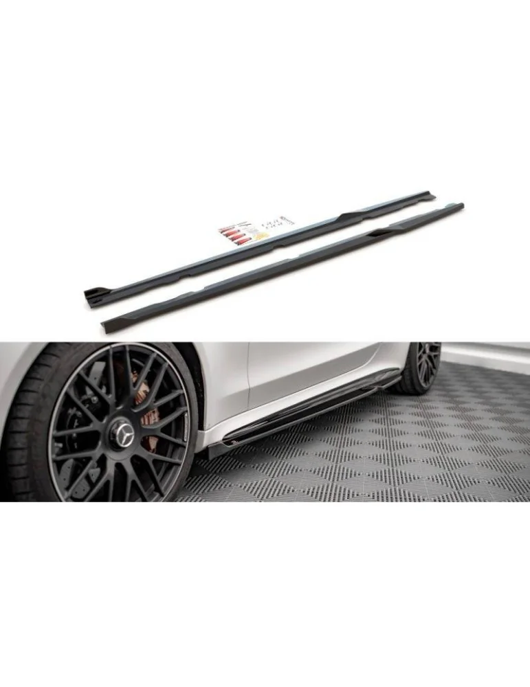 Extension / Rajout de Bas de caisse V.2 MERCEDES-AMG C 63AMG Coupe C205 Facelift - Maxton