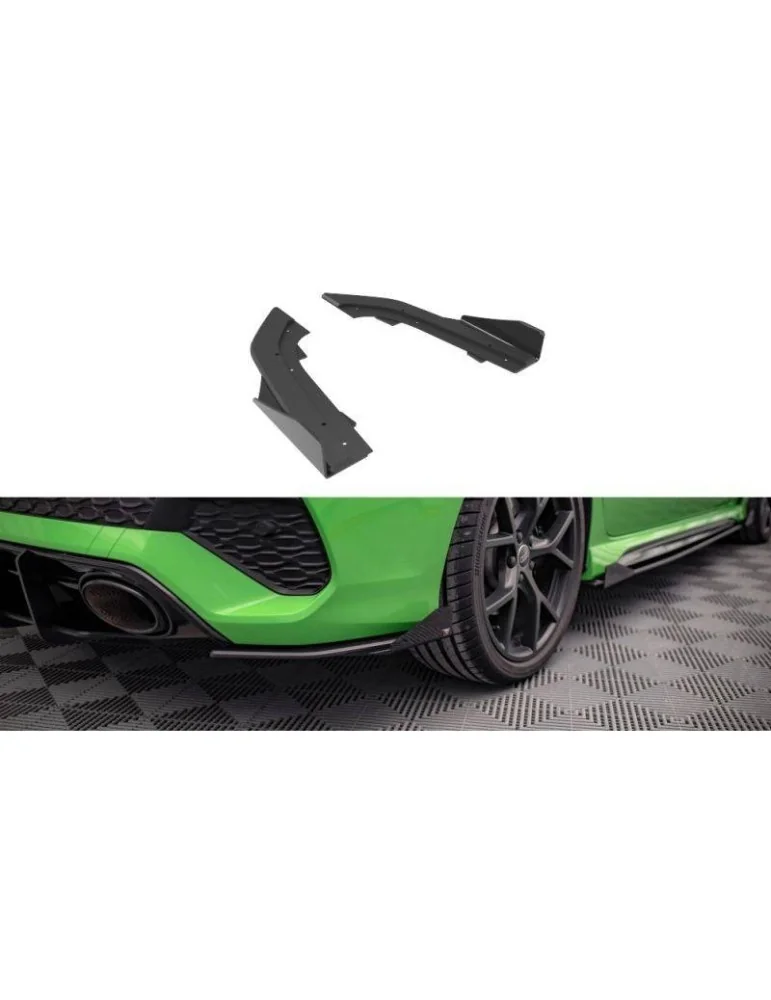 Gamme Street Pro Lame de Pare-chocs Arrière + Volets latéraux AUDI RS3 Sedan 8Y - Maxton