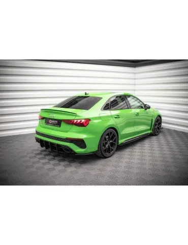 Gamme Street Pro Lame de Pare-chocs Arrière + Volets latéraux AUDI RS3 Sedan 8Y - Maxton