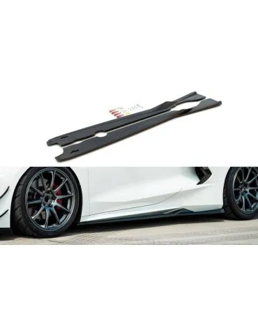 Extension / Rajout de Bas de caisse Chevrolet Corvette C8 - Maxton