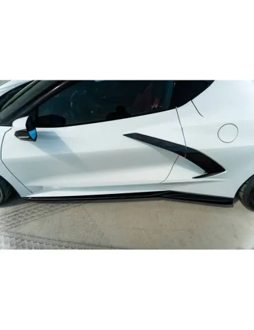 Extension / Rajout de Bas de caisse Chevrolet Corvette C8 - Maxton