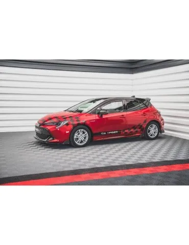 Extension / Rajout de Bas de caisse V.1 + Ailerons TOYOTA COROLLA GR sport Hatchback XII - Maxton
