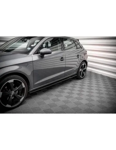 Extension / Rajout de Bas de caisse AUDI A3 Sportback 8V - Maxton