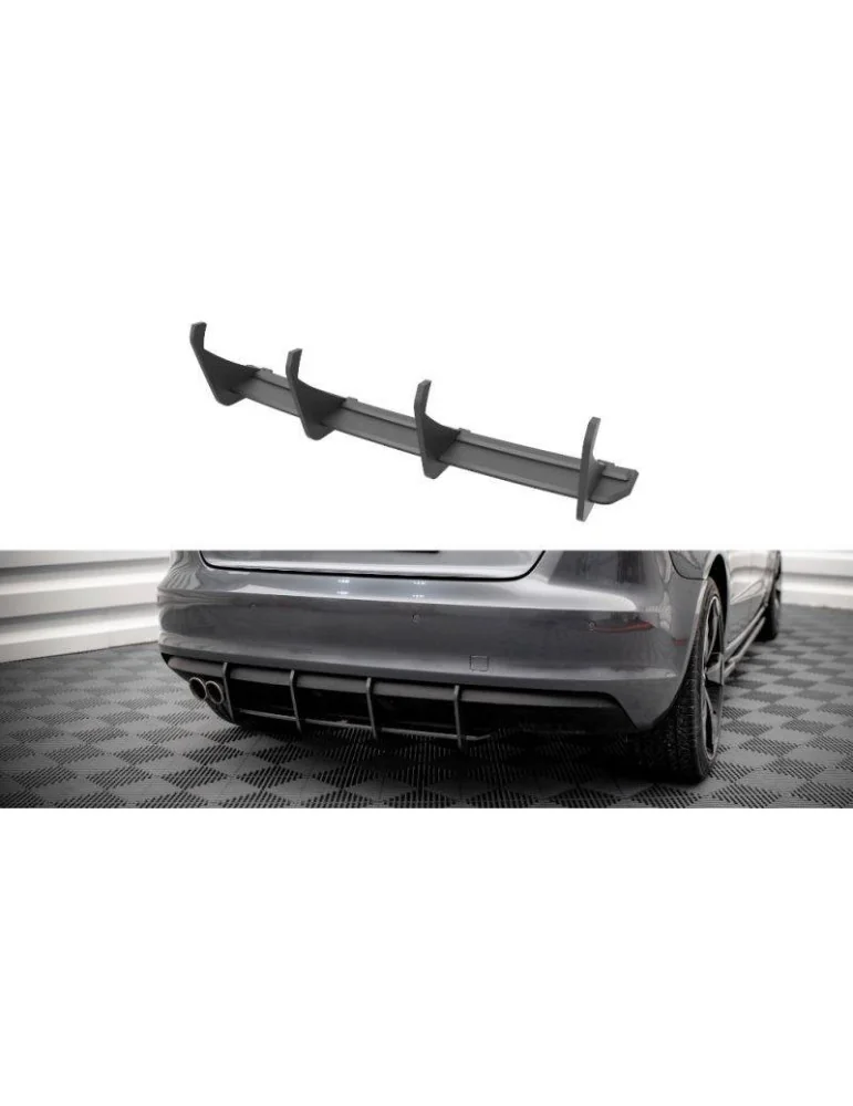 Gamme Street Pro Central Diffuseur Arrière AUDI A3 Sportback 8V - Maxton