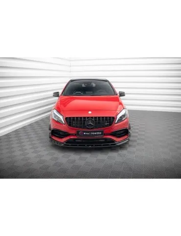Lame de Pare-chocs Avant V.1 MERCEDES-BENZ A45 AERO W176 Facelift - Maxton