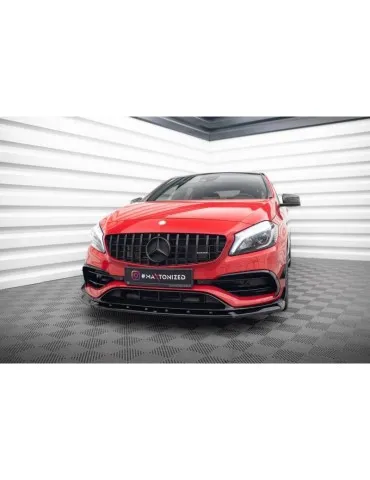 Lame de Pare-chocs Avant V.1 MERCEDES-BENZ A45 AERO W176 Facelift - Maxton