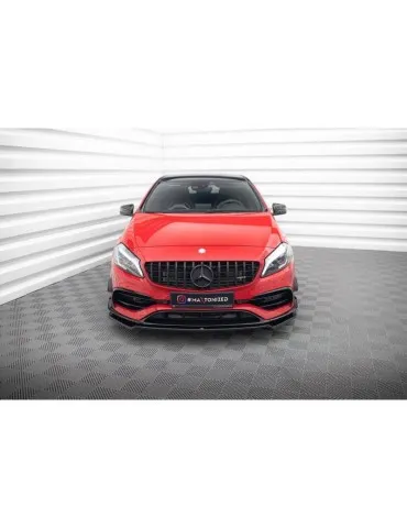 Lame de Pare-chocs Avant V.2 MERCEDES-BENZ A45 AERO W176 Facelift - Maxton