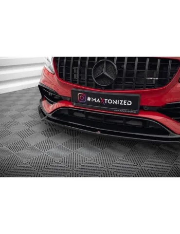 Lame de Pare-chocs Avant V.2 MERCEDES-BENZ A45 AERO W176 Facelift - Maxton