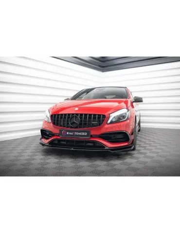 Lame de Pare-chocs Avant V.2 MERCEDES-BENZ A45 AERO W176 Facelift - Maxton