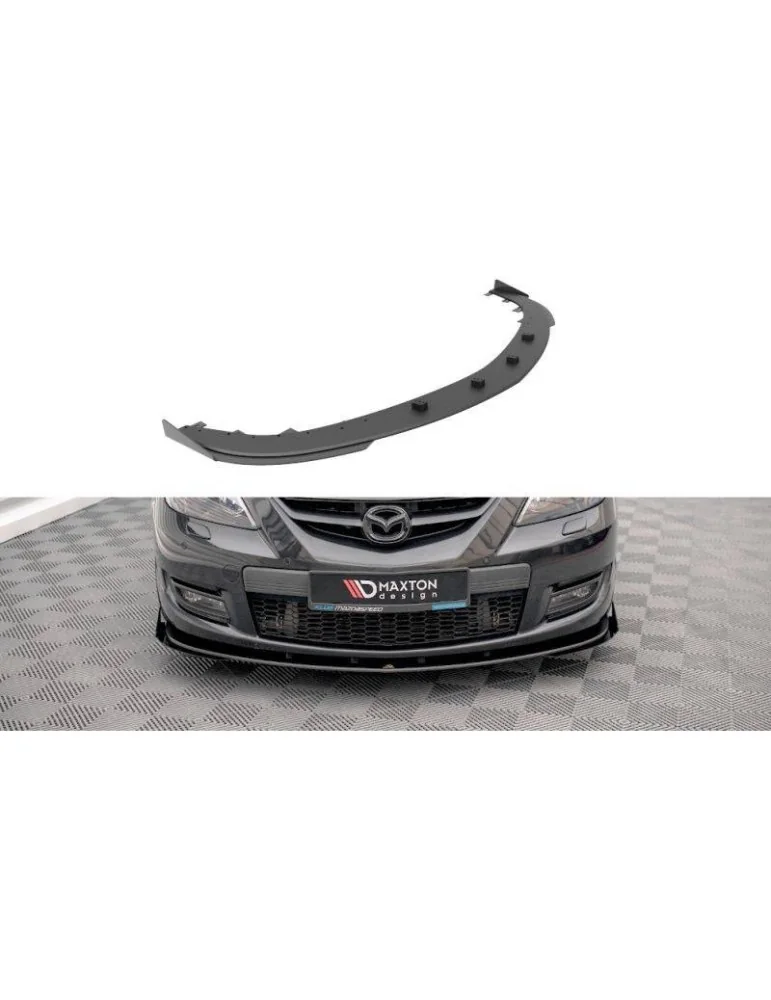 Gamme Street Pro Lame de Pare-chocs Avant V.1 + Volets latéraux MAZDA 3 MPS MK1 - Maxton