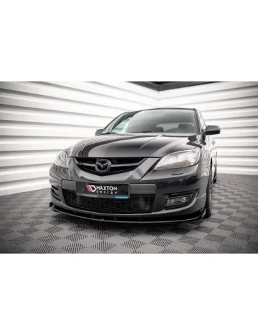 Gamme Street Pro Lame de Pare-chocs Avant V.1 + Volets latéraux MAZDA 3 MPS MK1 - Maxton