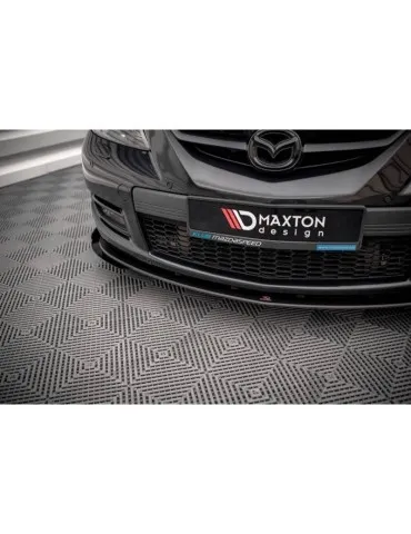 Gamme Street Pro Lame de Pare-chocs Avant V.1 + Volets latéraux MAZDA 3 MPS MK1 - Maxton
