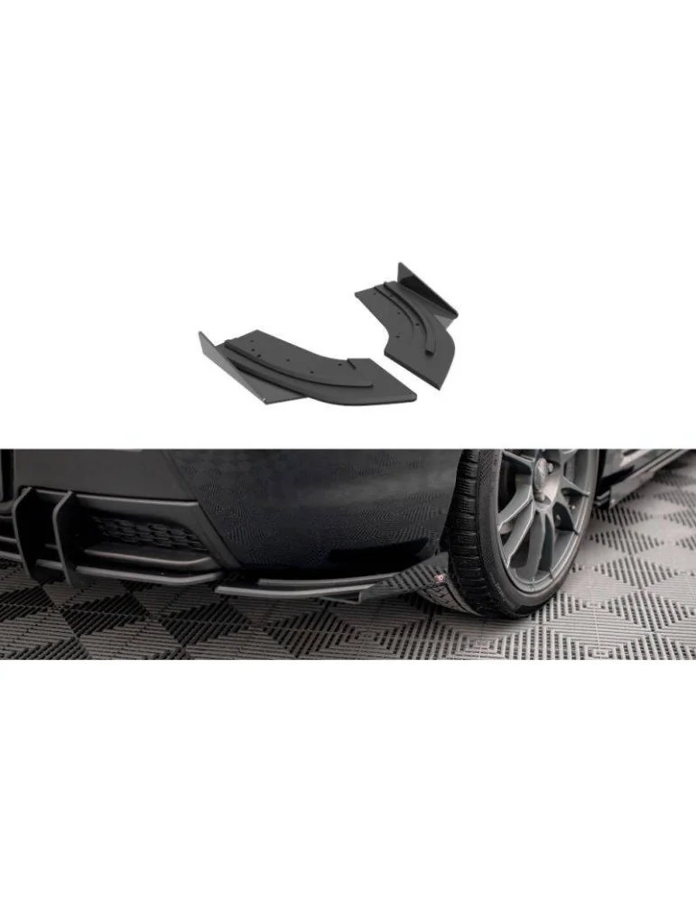 Gamme Street Pro Lame de Pare-chocs Arrière + Volets latéraux MAZDA 3 MPS MK1 - Maxton