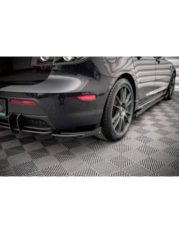 Gamme Street Pro Lame de Pare-chocs Arrière + Volets latéraux MAZDA 3 MPS MK1 - Maxton