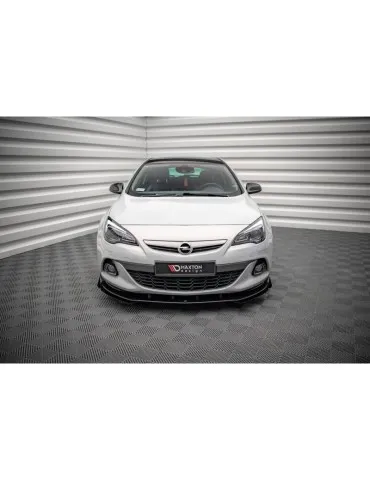 Gamme Street Pro Lame de Pare-chocs Avant V.1 + Volets latéraux OPEL ASTRA GTC OPC-Line J - Maxton