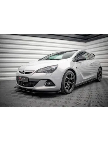 Gamme Street Pro Lame de Pare-chocs Avant V.1 + Volets latéraux OPEL ASTRA GTC OPC-Line J - Maxton