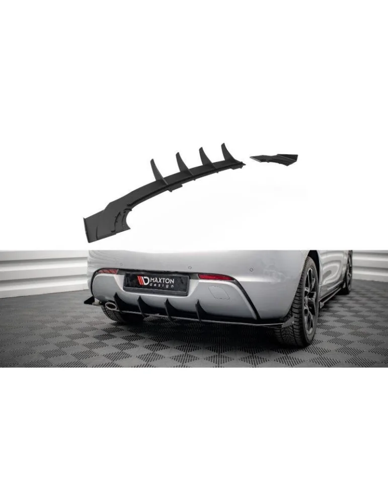 Gamme Street Pro Diffuseur Arrière Complet + Volets latéraux OPEL ASTRA GTC OPC-Line J - Maxton
