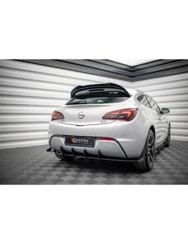 Gamme Street Pro Diffuseur Arrière Complet + Volets latéraux OPEL ASTRA GTC OPC-Line J - Maxton
