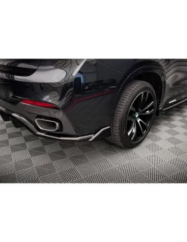Diffuseur central Arrière (avec une barre verticale) BMW X6 M-Pack F16 - Maxton