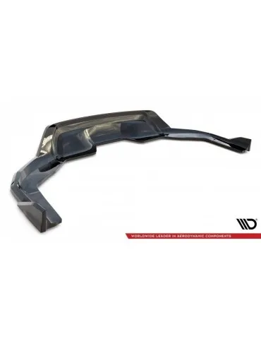 Diffuseur central Arrière (avec une barre verticale) BMW X6 M-Pack F16 - Maxton