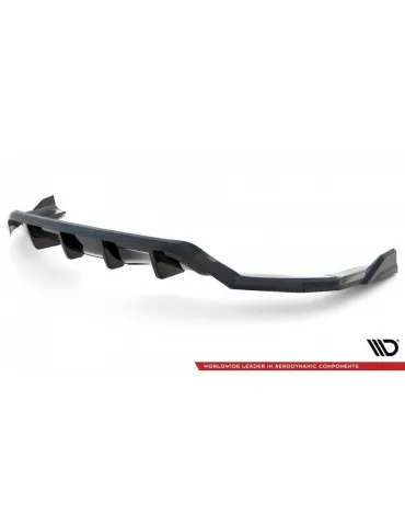 Diffuseur central Arrière (avec une barre verticale) BMW X6 M-Pack F16 - Maxton
