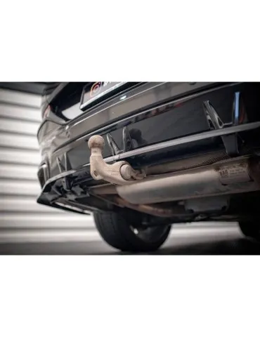 Diffuseur central Arrière (avec une barre verticale) V.3 BMW X6 M-Pack G06 - Maxton