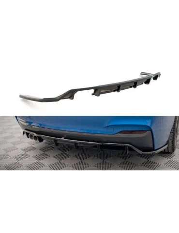 Diffuseur central Arrière (avec une barre verticale) BMW 2 M-Pack F22 - Maxton