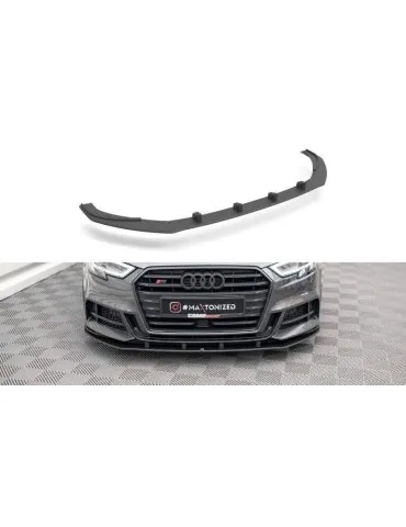 Gamme Street Pro Lame de Pare-chocs Avant AUDI S3 / A3 S-LINE Sportback 8V Facelift - Maxton