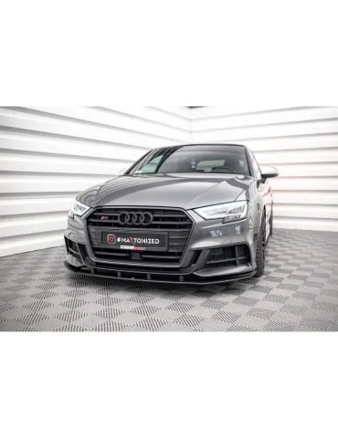 Gamme Street Pro Lame de Pare-chocs Avant AUDI S3 / A3 S-LINE Sportback 8V Facelift - Maxton