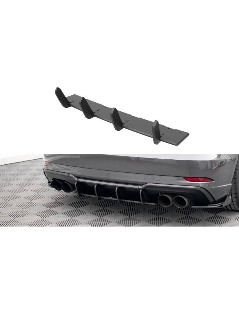 Gamme Street Pro Central Diffuseur Arrière AUDI S3 Sportback 8V Facelift - Maxton