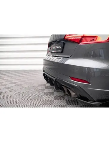 Gamme Street Pro Central Diffuseur Arrière AUDI S3 Sportback 8V Facelift - Maxton