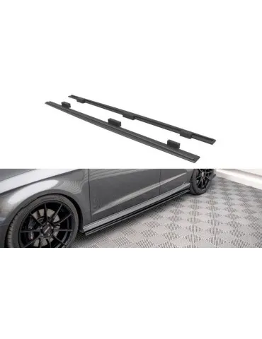 Gamme Street Pro Extension / Rajout de Bas de caisse AUDI S3 / A3 S-LINE Sportback 8V Facelift - Maxton
