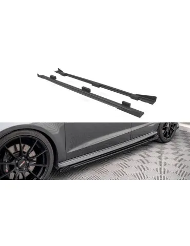 Gamme Street Pro Extension / Rajout de Bas de caisse + Volets latéraux AUDI S3 / A3 S-LINE Sportback 8V Facelift - Maxton