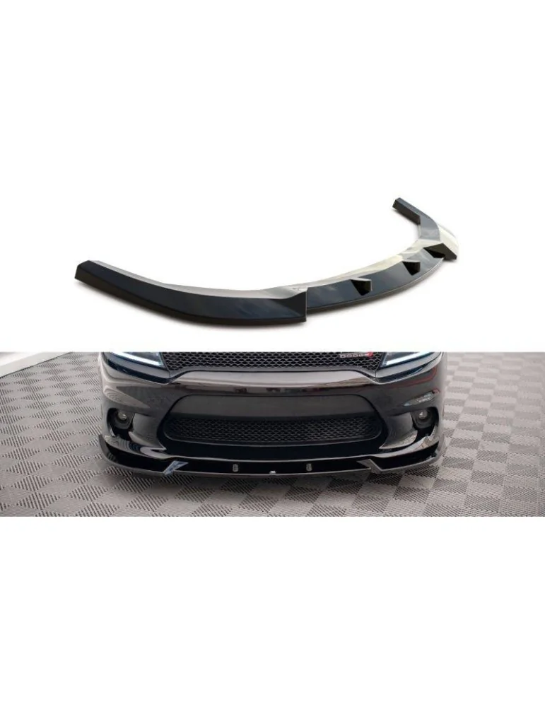 Lame de Pare-chocs Avant V.2 Dodge Charger SRT Mk7 Facelift - Maxton