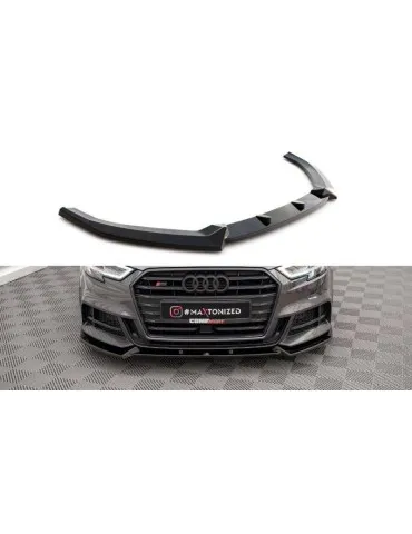 Lame de Pare-chocs Avant V.1 AUDI S3 / A3 S-LINE Sportback 8V Facelift - Maxton