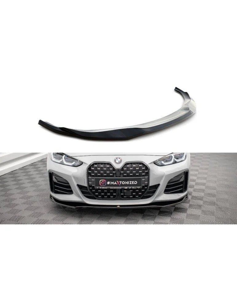 Lame de Pare-chocs Avant V.1 BMW 4 / i4 Gran Coupe M-Pack G26 - Maxton