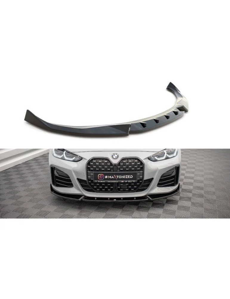 Lame de Pare-chocs Avant V.2 BMW 4 / i4 Gran Coupe M-Pack G26 - Maxton