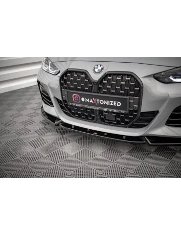 Lame de Pare-chocs Avant V.2 BMW 4 / i4 Gran Coupe M-Pack G26 - Maxton