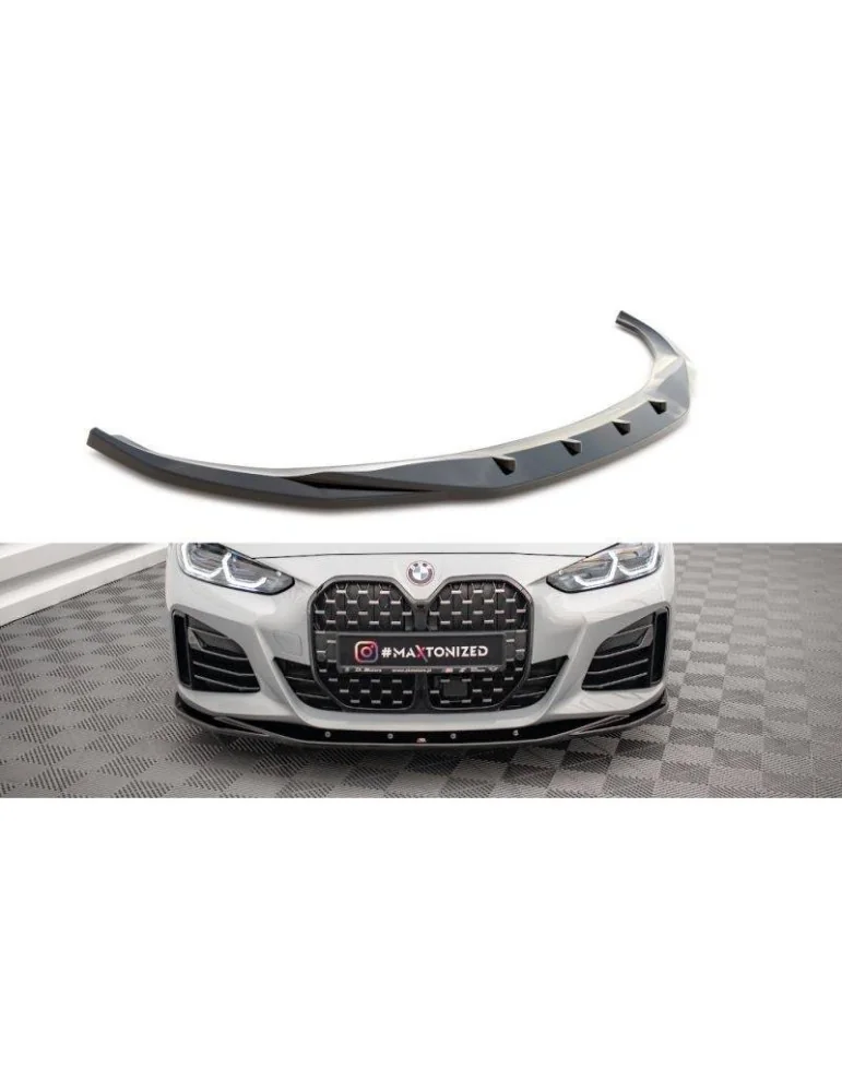 Lame de Pare-chocs Avant V.3 BMW 4 / i4 Gran Coupe M-Pack G26 - Maxton