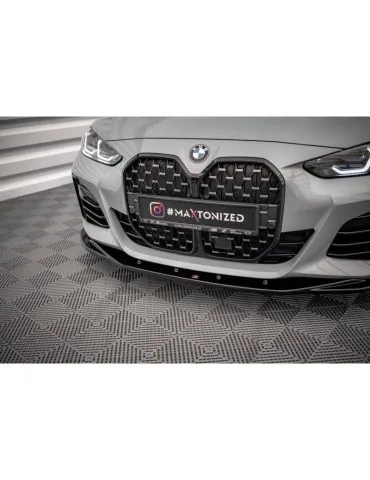 Lame de Pare-chocs Avant V.3 BMW 4 / i4 Gran Coupe M-Pack G26 - Maxton