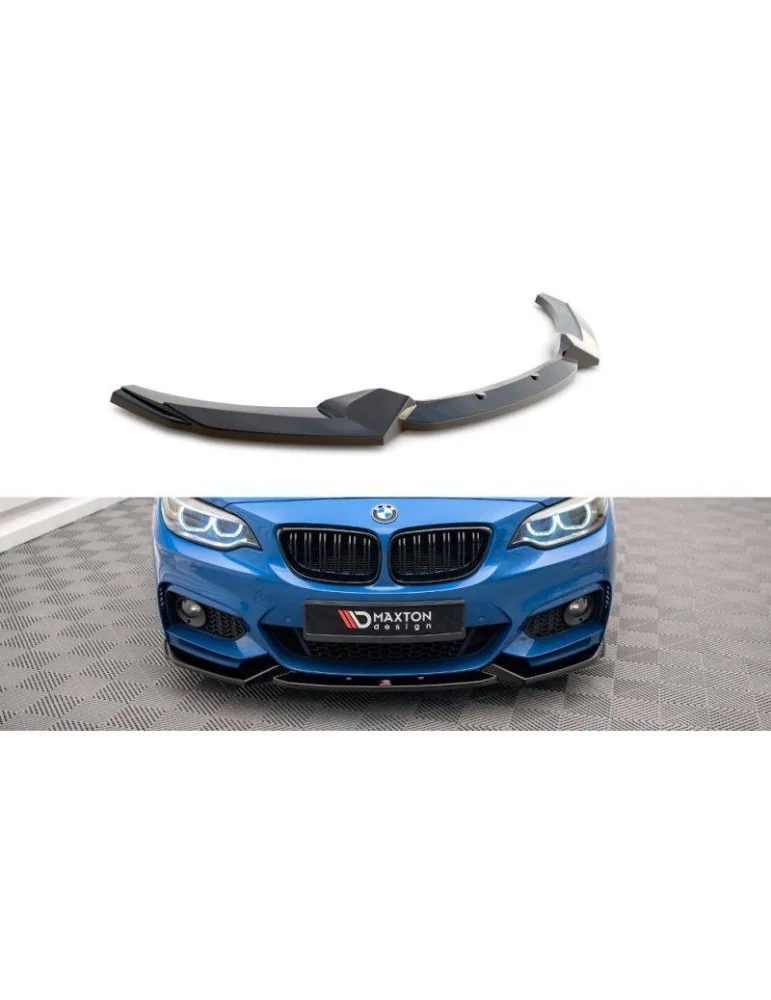 Lame de Pare-chocs Avant V.2 BMW 2 M-Pack F22 - Maxton