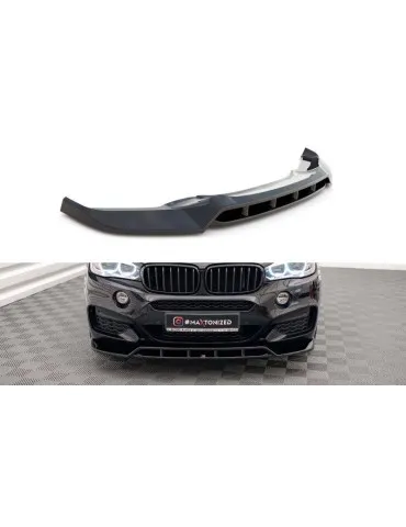 Lame de Pare-chocs Avant V.2 BMW X6 M-Pack F16 - Maxton
