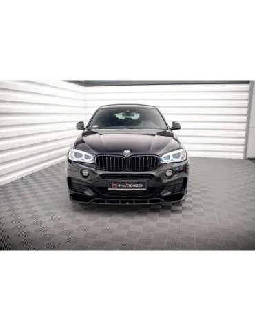 Lame de Pare-chocs Avant V.2 BMW X6 M-Pack F16 - Maxton