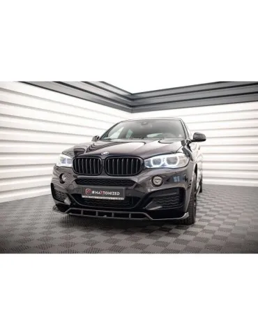 Lame de Pare-chocs Avant V.2 BMW X6 M-Pack F16 - Maxton