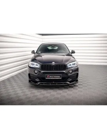 Lame de Pare-chocs Avant V.3 BMW X6 M-Pack F16 - Maxton